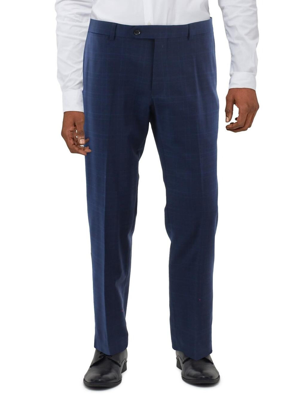 Tommy Hilfiger NWT Tyler Flat Front Modern Dress Pants Mens 33x32 Navy Career